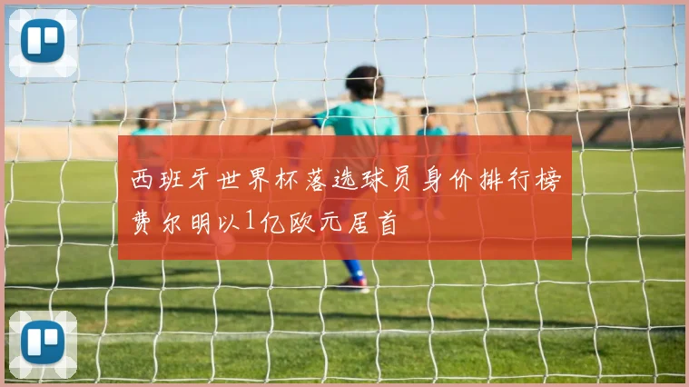 西班牙世界杯落选球员身价排行榜费尔明以1亿欧元居首